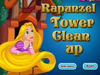 Rapunzel Limpia el Castillo